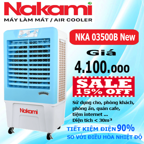 Máy làm mát Nakami NKA - 03500D New