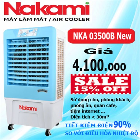 Máy làm mát Nakami NKA - 03500D New