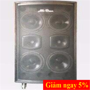 Hi-One Loa Điện Gỗ Sơn, HM-S6081S, (Bass 4x20 600w)